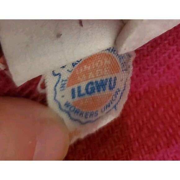 Vtg Ms Russ Pink Blue Heritage Plaid Wool Midi Skirt Sz M/L Union Made ILGWU - Picture 8 of 9